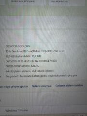 Dell İ7 13.Nesil / 16 Ram / 512 SSD / RTX 4060 8 GB