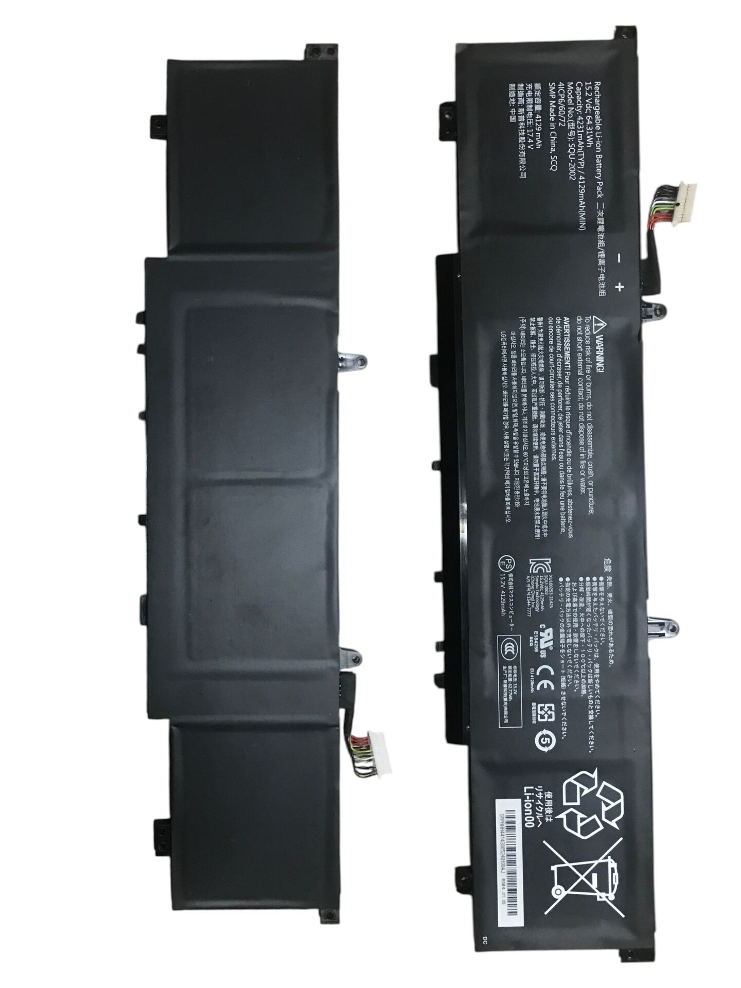 Casper Excalibur G911 Batarya SQU-2002 4ICP6/60/72