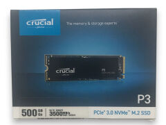 Crucial P3 500 GB NVME M2 SSD CT500P3SSD8