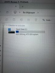 Asus Tuf Gaming A15 R5 7535HS / 16 Ram / 512 SSD / RTX 4060 8 GB