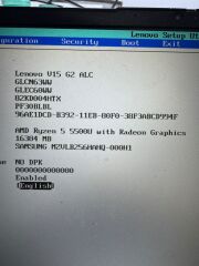 Lenovo V15 G2 ALC R5 5500U Anakart HV461&HV561 NM-D522 REV 2.0