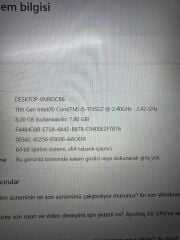 Huawei Bod-WDH9 İ5 1135G7 / 8 Ram / 256 SSD