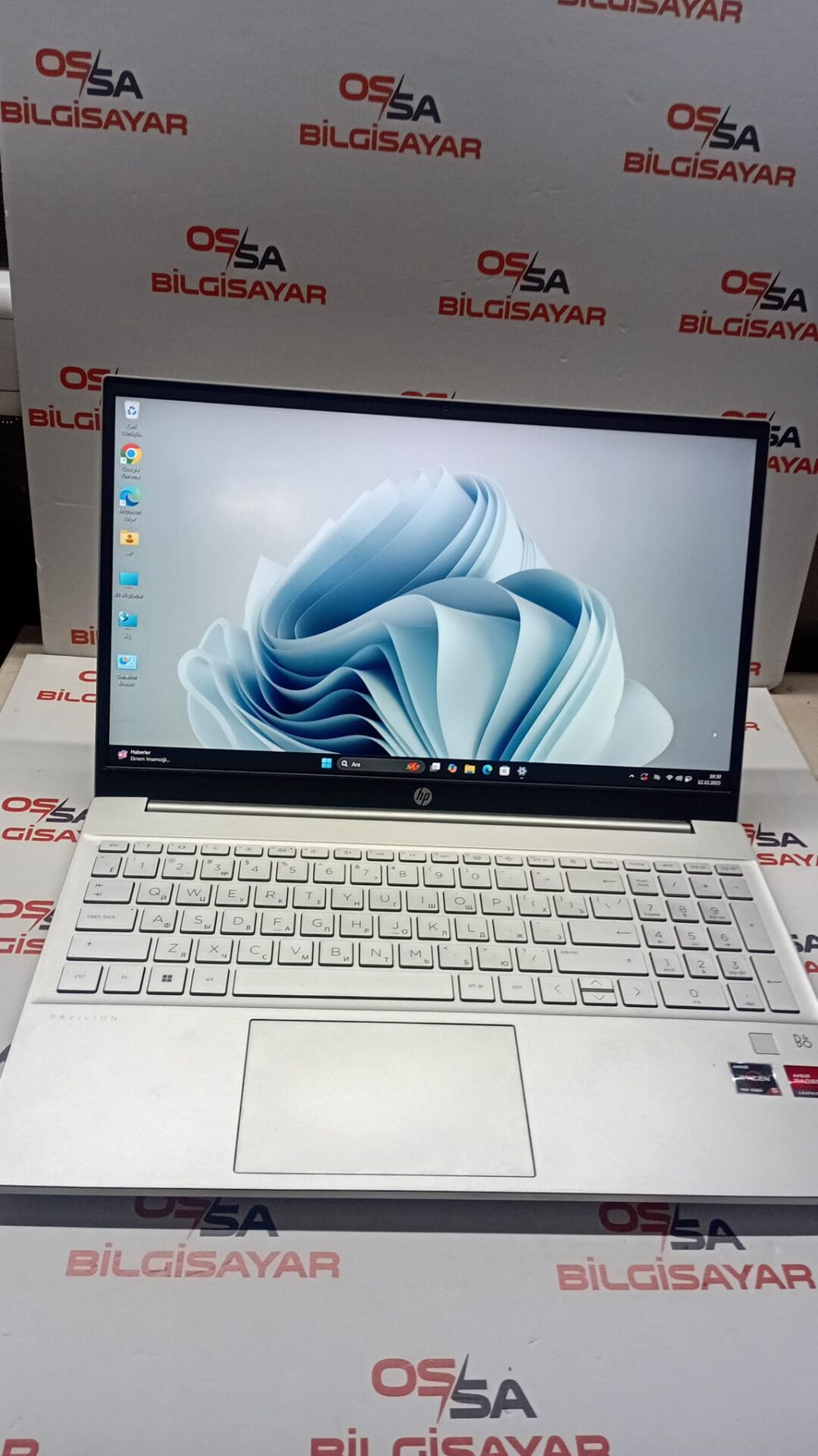 HP / AMD Ryzen 5 7530U/ 16 GB RAM / 512 GB SSD / Rusça+ İngilizce Q Klavye