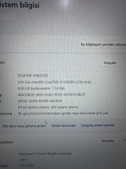 Excalıbur G870 i5 12450H / 8 Ram / 512 SSD / RTX 2050 4 GB