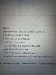 Garantili Kutulu Faturalı Lenovo Slim 3 i5-13420H 8 RAM 512 SSD
