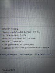 Monster Tulpar T7 İ7 12700H / 16 Ram / 1 TB SSD / RTX 3060 6 GB