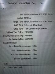 Asus Rog i7-10875H 32 RAM 512 SSD RTX 2080 8 GB 17.3'' 300Hz