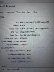 Garantili Excalibur G870 İ7 12700H / 64 Ram / 2 TB SSD / RTX 4070 8 GB 105W