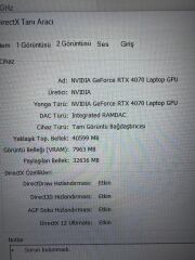 Garantili Excalibur G870 İ7 12700H / 64 Ram / 2 TB SSD / RTX 4070 8 GB 105W