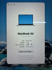 Apple Macbook M3 8/512 13,6'' 2K Liquid Retina