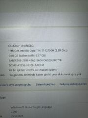 Monster Tulpar 17.3'' 2K Ekran İ7 12700H / 64 Ram / 2 TB SSD / RTX 3070 Ti 8 GB