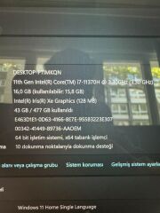 Huawei i7-11370H 16 RAM 512 SSD 14'' 2K Dokumatik İngizilce Q