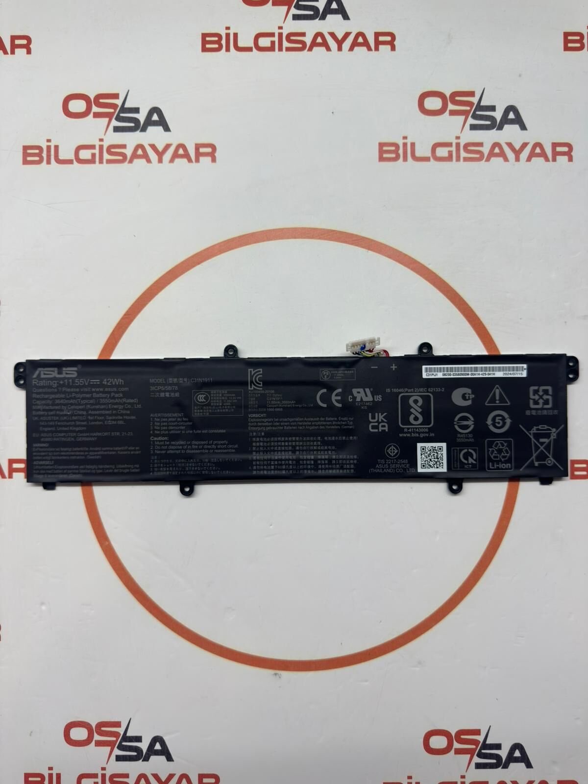 Asus VivoBook X1404Z Batarya C31N1911