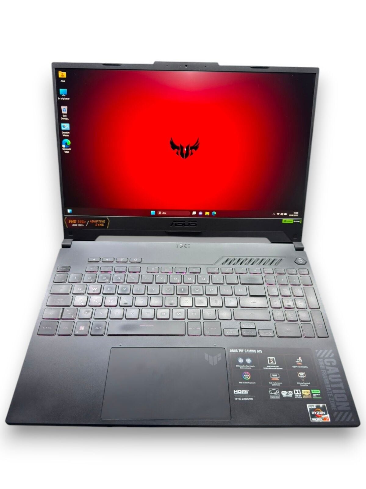Asus TUF Ryzen 7 7735HS 8 RAM 512 SSD RTX 4060 8 GB 140W