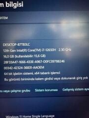 Asus TUF İ7-12650H 16 RAM 512 SSD RTX 3060 6 GB 192 BİT