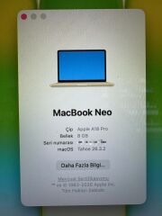 Apple Macbook Neo A3404 A18 Pro 8/256 13'' 2K Liquid Retina