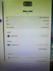 Garantili Apple Mac Mini A3238 M4 24/256