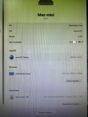 Kutulu Tertemiz Apple Mac Mini A2686 M2 8/256