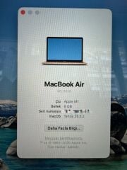 Apple Macbook Air A2337 M1 8/256 13.3'' 2K Liquid Retina