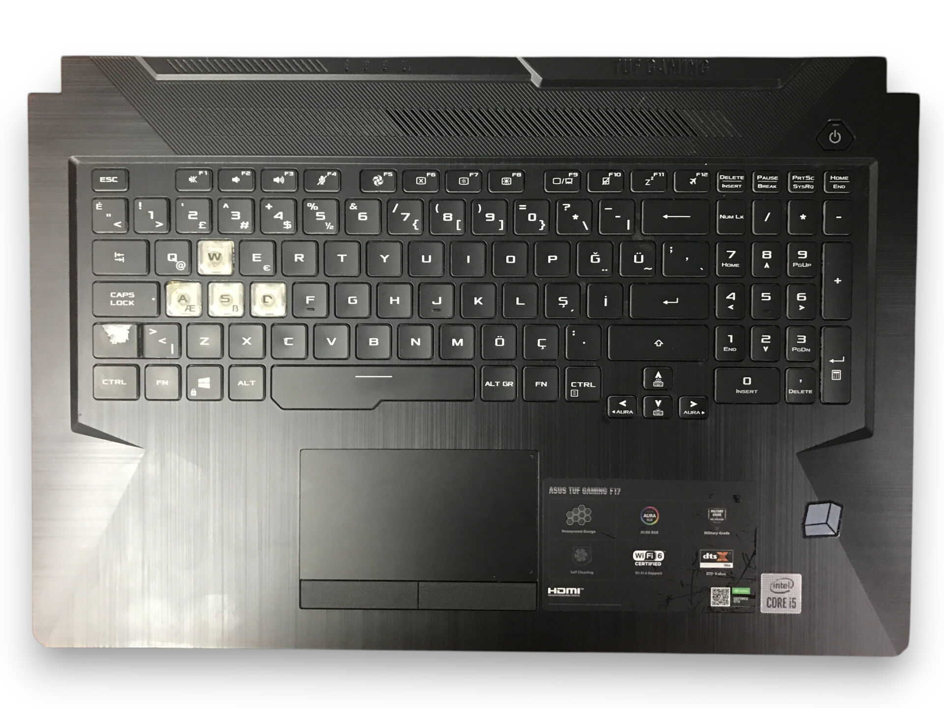 Asus TUF Gaming F17 FX706L Klavye Kasa 3YBKYKSJN00