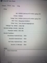 HP Victus İ5-14500HX 16 RAM 512 SSD RTX 4050 6 GB 16'' FHD 144HZ.