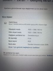 HP Victus İ5-14500HX 16 RAM 512 SSD RTX 4050 6 GB 16'' FHD 144HZ.