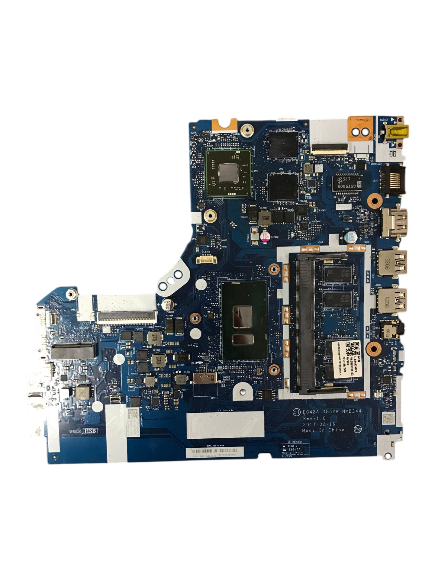 Lenovo İdeapad 320-15IKB Anakart İ5-7200U 4 RAM AMD Radeon 530