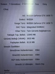 Monster Abra A5 V15.8 Anakart İ7-10750H GTX 1650Ti 4GB GK5MP5X