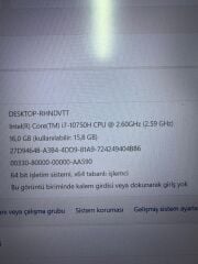 Monster Abra A5 V15.8 Anakart İ7-10750H GTX 1650Ti 4GB GK5MP5X