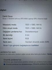 EXCALIBUR G870 i5-12450H 32 RAM 1 TB SSD RTX 4060 8GB 105W 144Hz