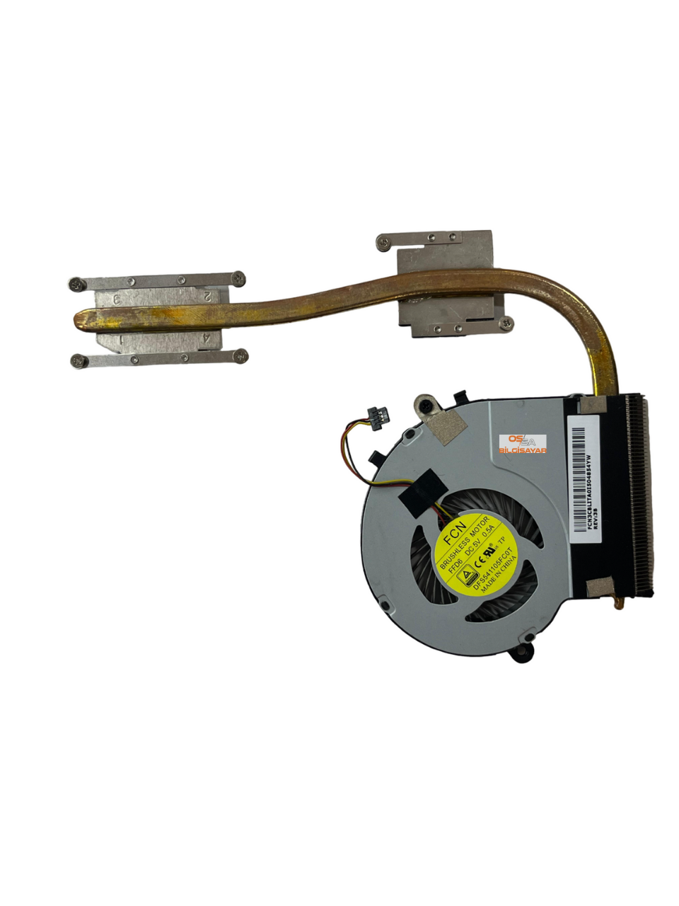 Toshiba Satellite L50-B Cpu Fan Bakır Soğutucu Heatsink DFS541105FC0T(Kopya)