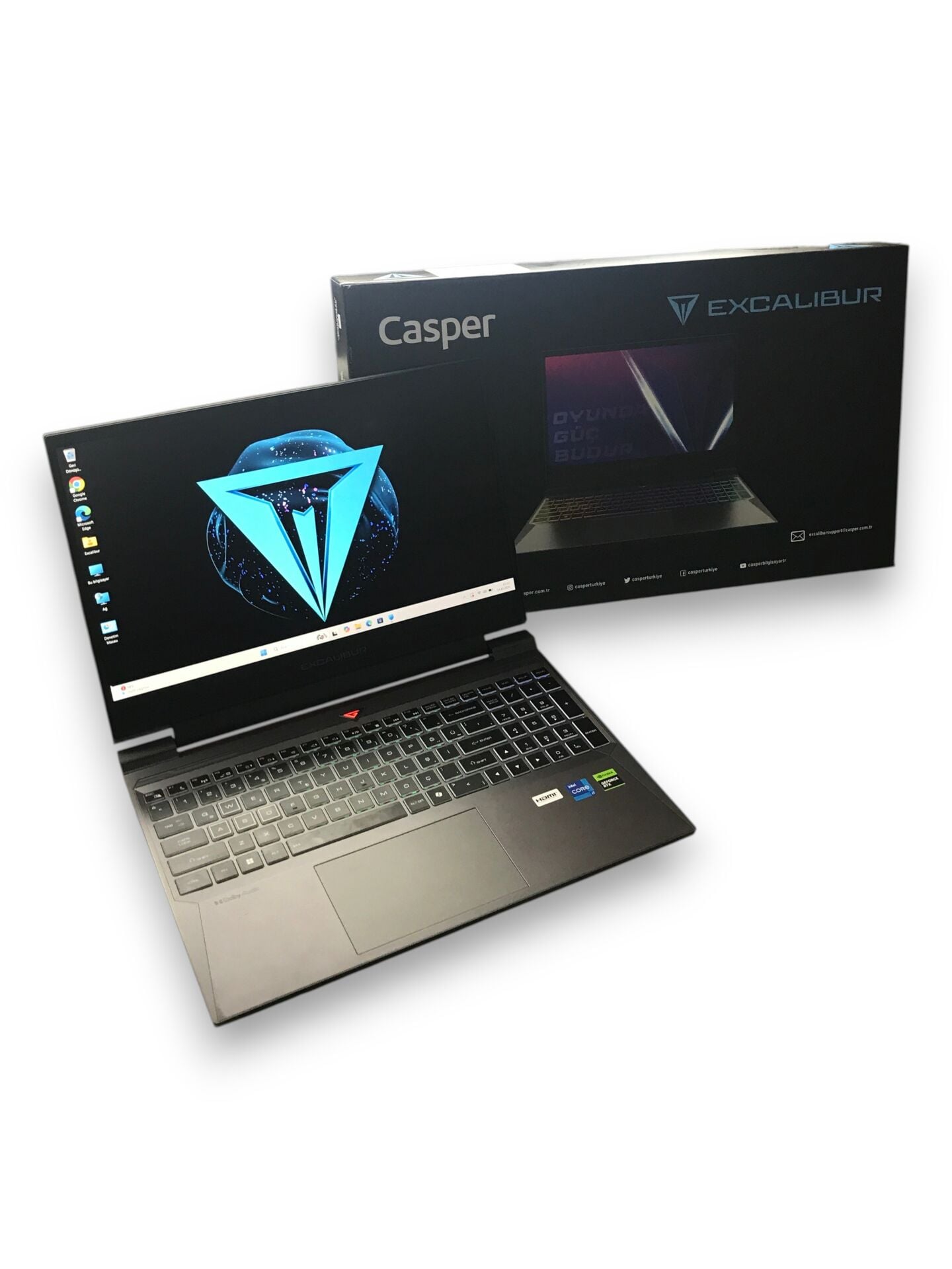 Casper İ7-13620H 24 RAM 1TB SSD RTX 5060 8 GB 15.6'' FHD 165HZ