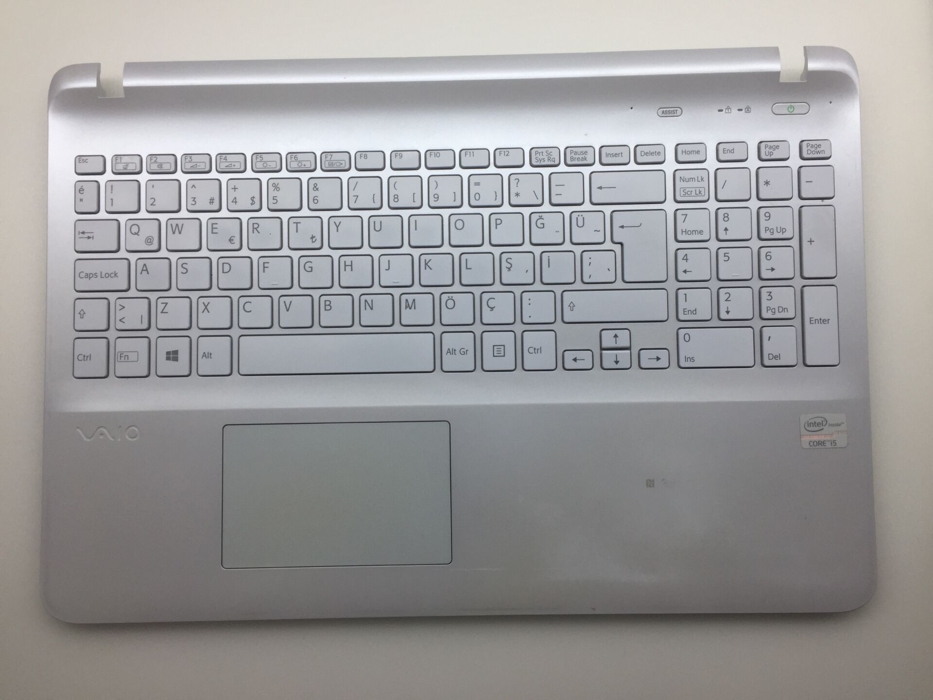 Sony SVF152A29W Klavye Kasa