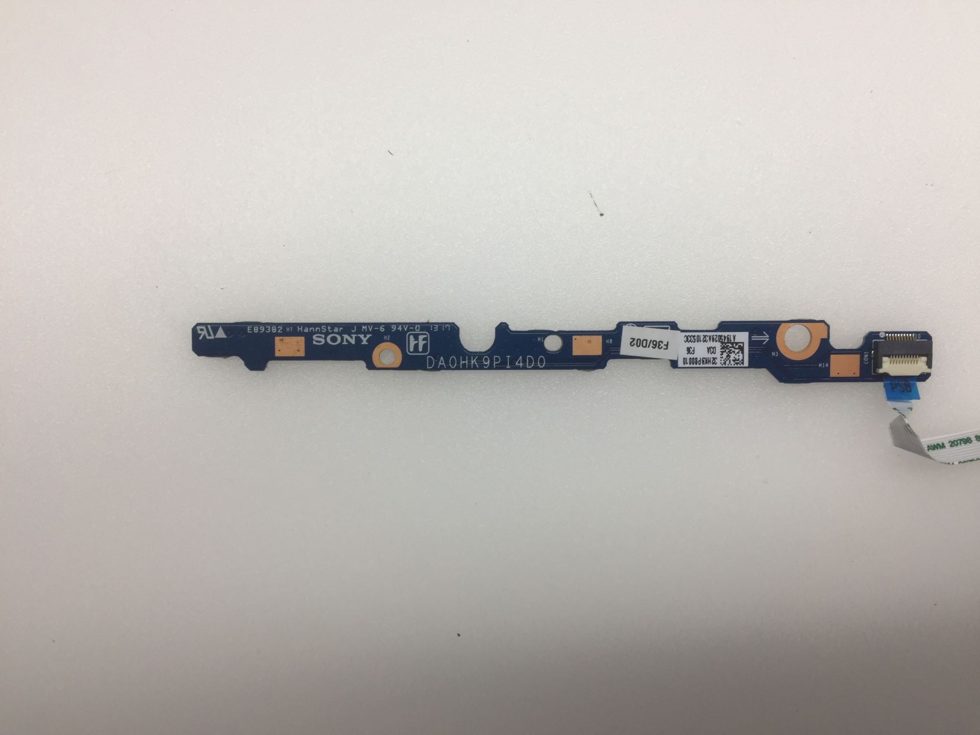 Sony SVF152A29W Power Button
