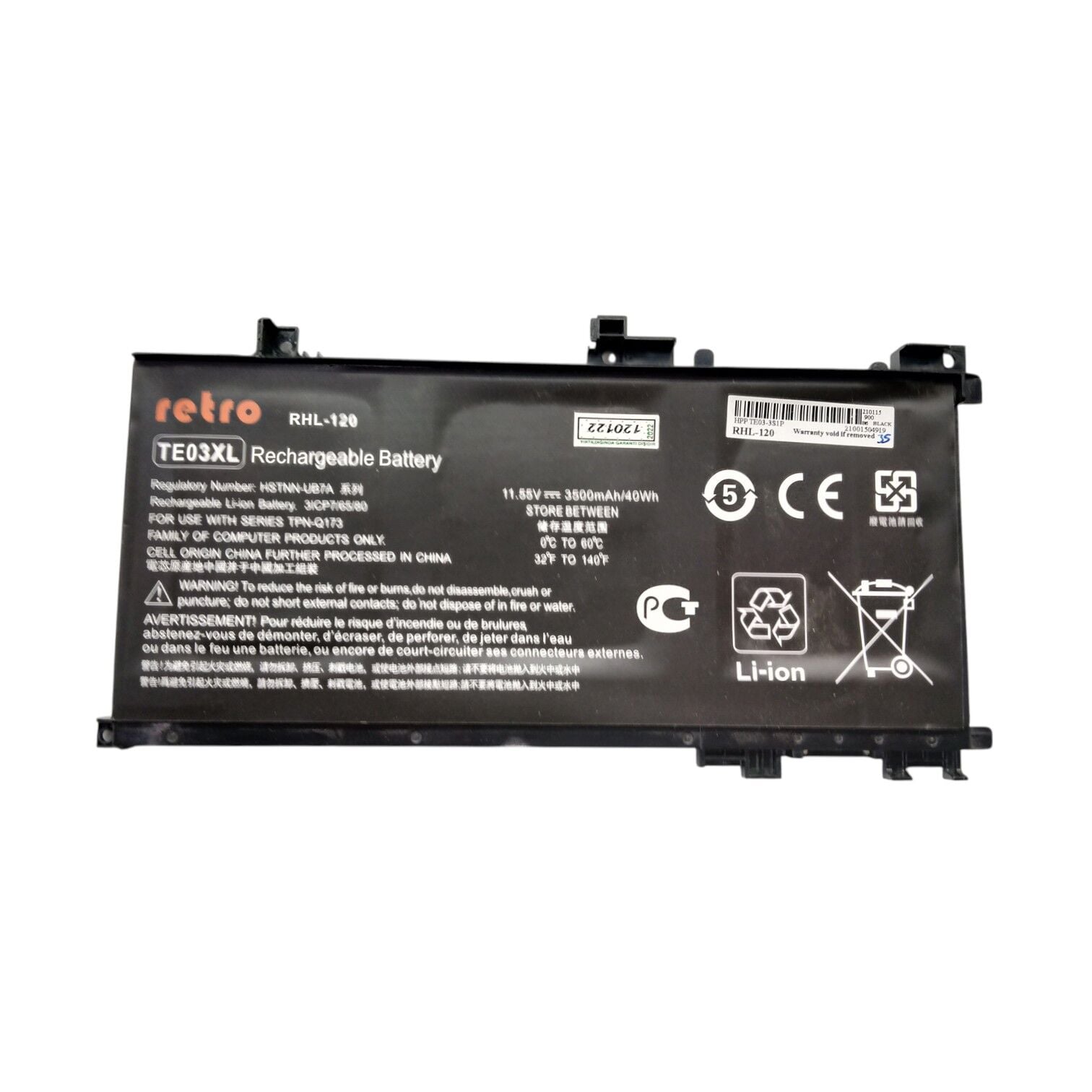 HP 15-BC017NT Batarya HPP TE03-3S1P