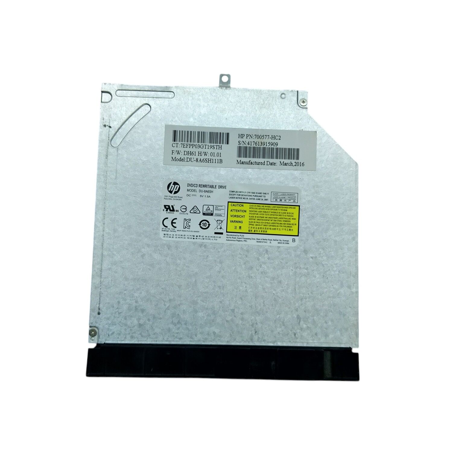 HP 15-BA010NT DVD Writer